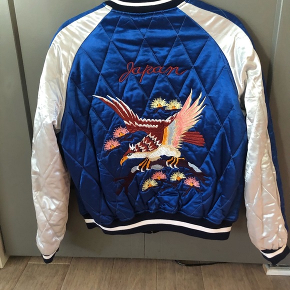 Topshop Embroidered Bomber - Picture 6 of 7